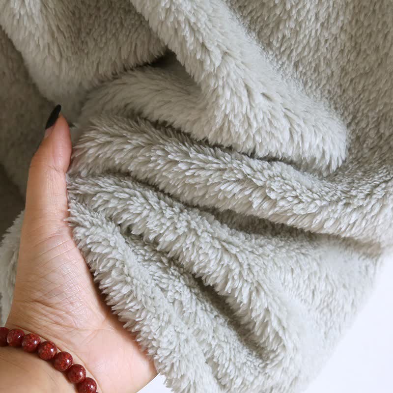 Ownkoti Partner-Bademantel aus Plüsch, einfarbig - image 8