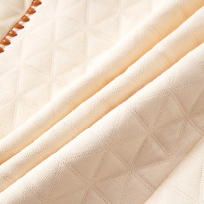 Ownkoti Einfacher, einfarbiger Steppbademantel - image 16