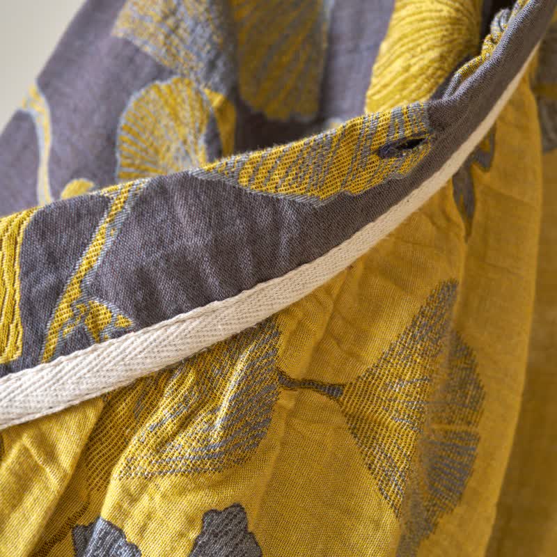 Ginkgoblatt Hanfu-inspiriertes Baumwoll-Nachthemd - image 14