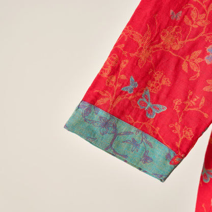 Ownkoti Vintage Schmetterling Hanfu inspiriertes Baumwoll-Nachthemd - image 5