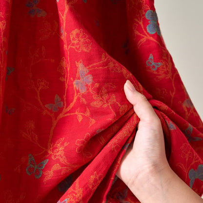 Ownkoti Vintage Schmetterling Hanfu inspiriertes Baumwoll-Nachthemd - image 3