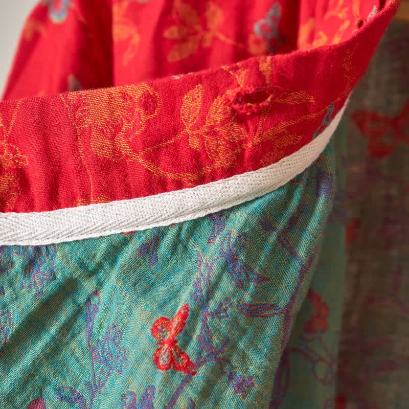 Ownkoti Vintage Schmetterling Hanfu inspiriertes Baumwoll-Nachthemd - image 2