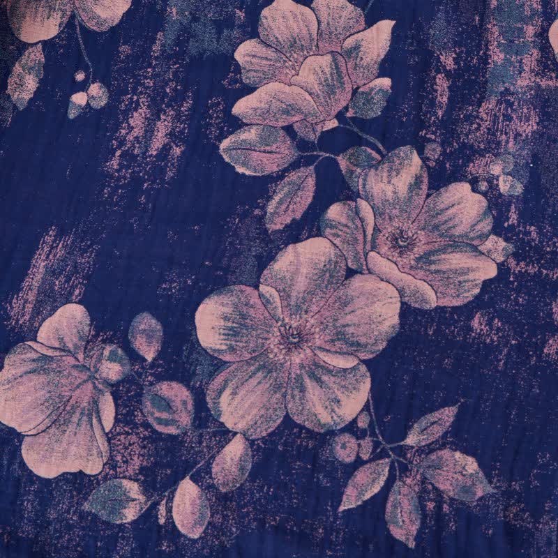 Ownkoti Traumhaftes, florales, Hanfu-inspiriertes Baumwoll-Nachthemd - image 5