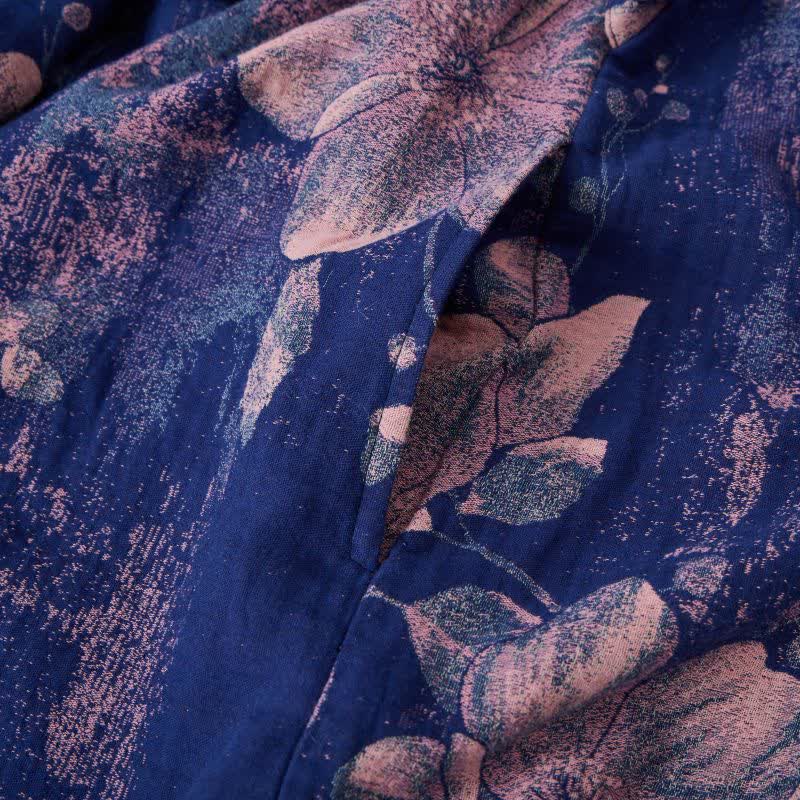 Ownkoti Traumhaftes, florales, Hanfu-inspiriertes Baumwoll-Nachthemd - image 6