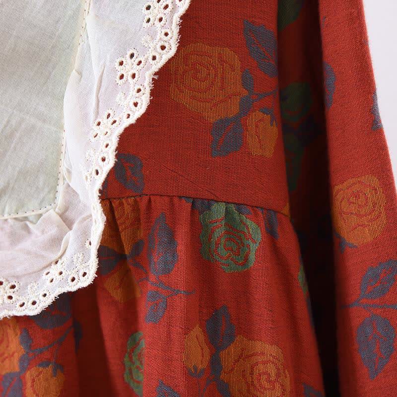 Ownkoti Rose Baumwollgaze Langarm-Nachthemd - image 3