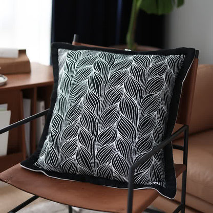 Ownkoti Künstlerische Blattstrickdecke - image 13