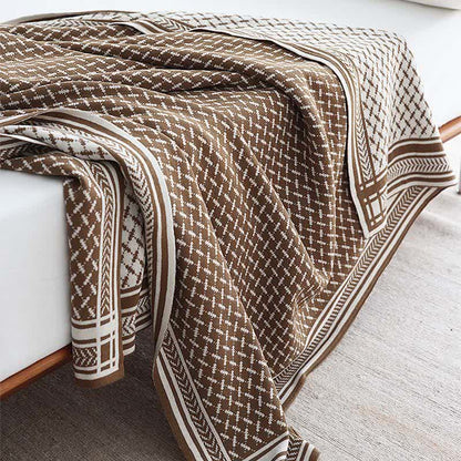 Ownkoti Strickdecke im nordischen Stil - Dunkelbraun - Decke - 130cm x 220cm - image 10