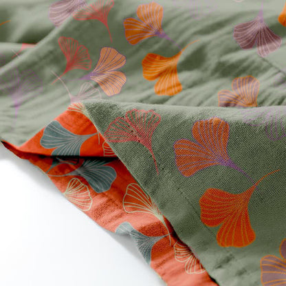 Kimono-Loungewear-Set aus Ginkgo-Baumwollgaze - image 36