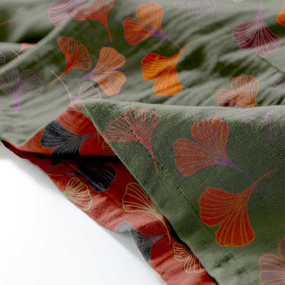 Kimono-Loungewear-Set aus Ginkgo-Baumwollgaze - image 59