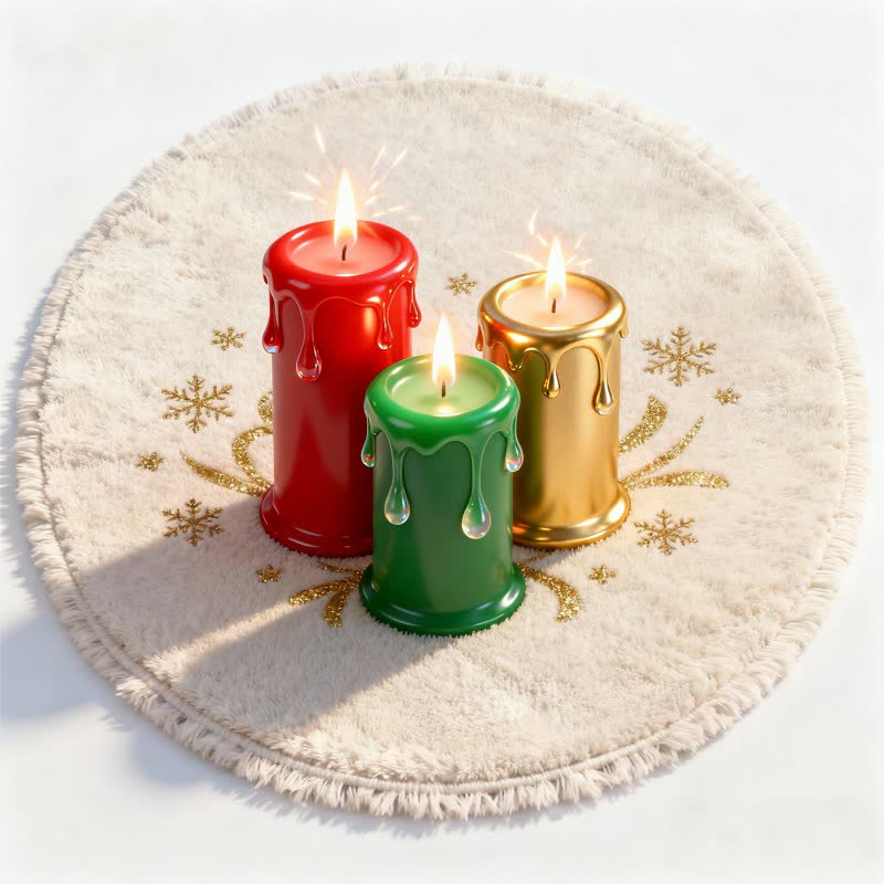 Ownkoti Weihnachtsteppich mit 3D-Effekt - image 4