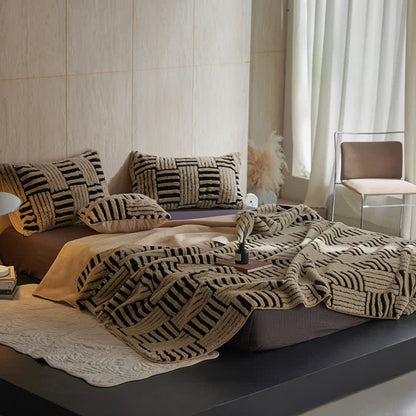 Ownkoti Jacquard-Fleecedecke mit geometrischem Muster - image 11