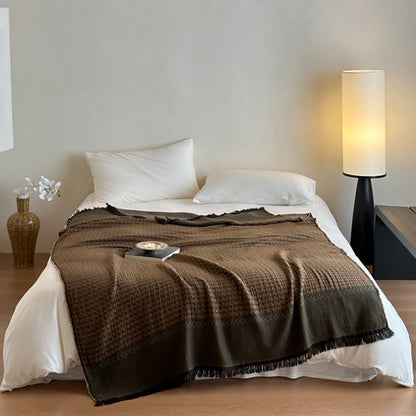 Ownkoti Vintage Baumwoll-Jacquard-Mehrzweckdecke - image 12