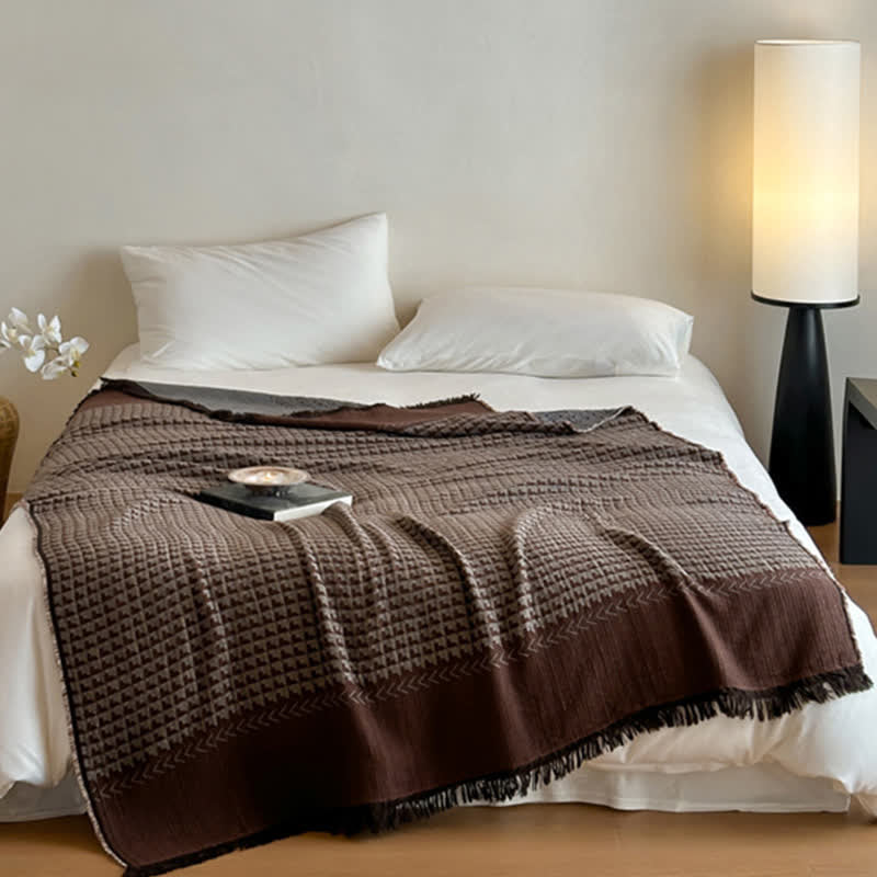 Ownkoti Vintage Baumwoll-Jacquard-Mehrzweckdecke - image 26