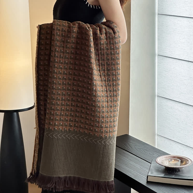 Ownkoti Vintage Baumwoll-Jacquard-Mehrzweckdecke - image 13