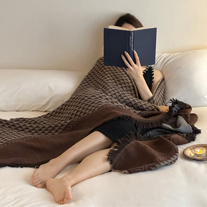 Ownkoti Vintage Baumwoll-Jacquard-Mehrzweckdecke - image 25