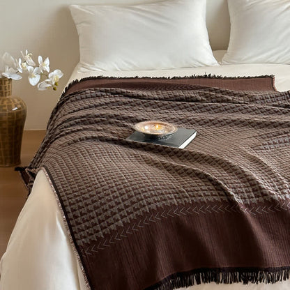 Ownkoti Vintage Baumwoll-Jacquard-Mehrzweckdecke - image 28