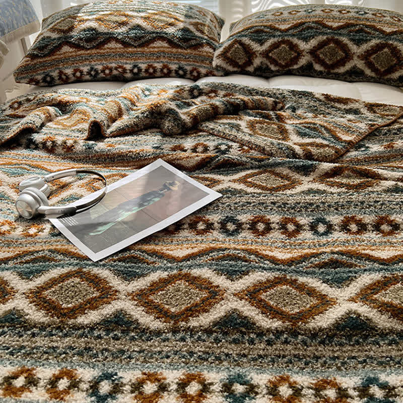 Ownkoti Flauschige Fleecedecke im Bohemian Chic - image 8