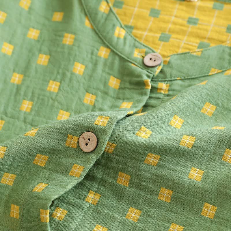 Ownkoti Loungewear aus Baumwollgaze mit langen Ärmeln - image 8