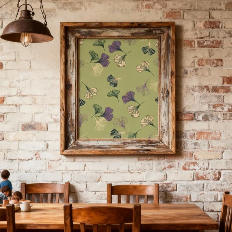 Ownkoti Golden Whisper Ginkgoblatt Dekorative Malerei - image 5