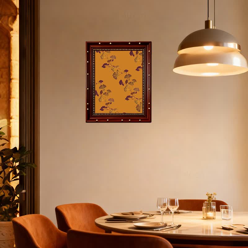 Ownkoti Großes Ginkgoblatt Dekoratives Gemälde - image 0