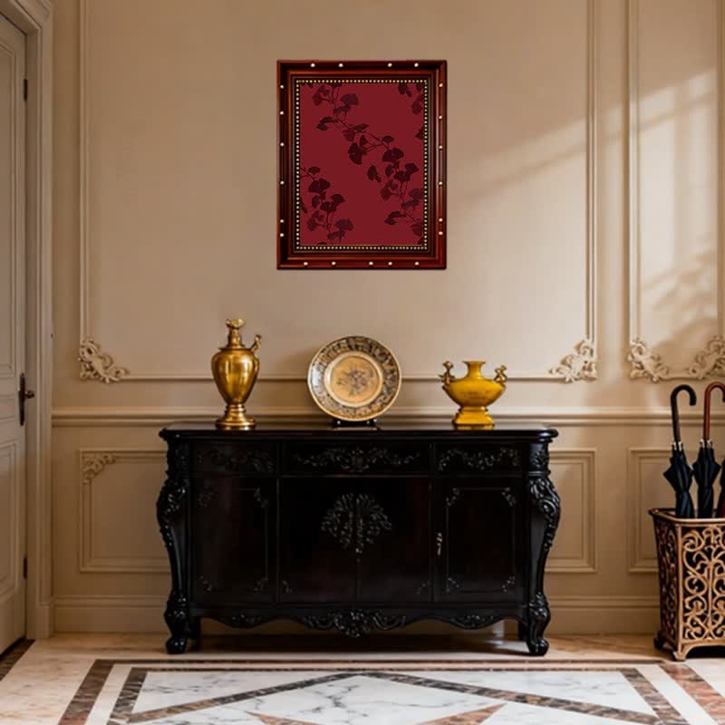 Ownkoti Großes Ginkgoblatt Dekoratives Gemälde - image 6