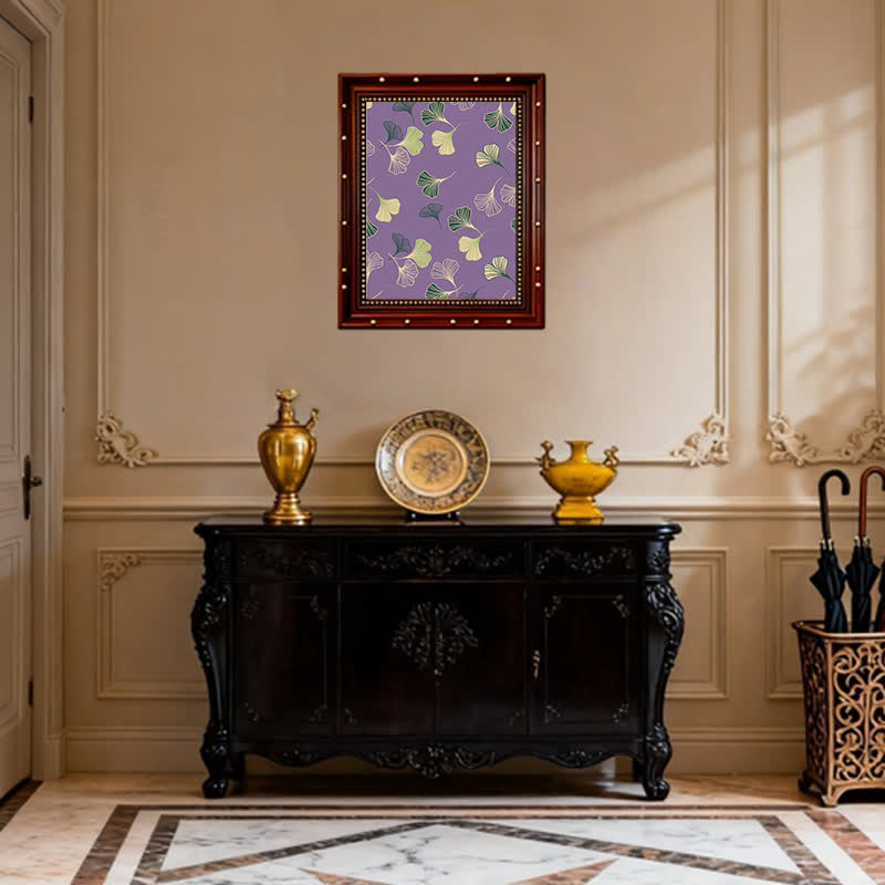 Ownkoti Golden Whisper Ginkgoblatt Dekorative Malerei - image 3