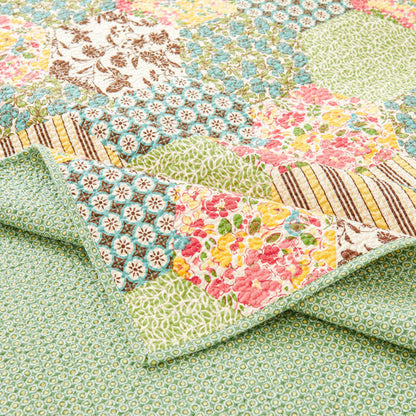 Ownkoti Patchwork-Steppbettwäsche-Set aus Baumwolle (3-teilig) - image 7