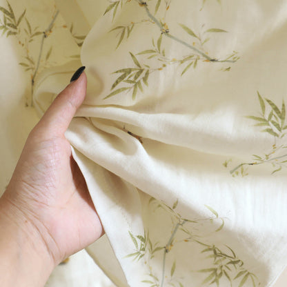 Ownkoti Orientalisch inspirierte Loungewear aus Bambus-Baumwolle mit Schmetterlingsmotiv - image 12