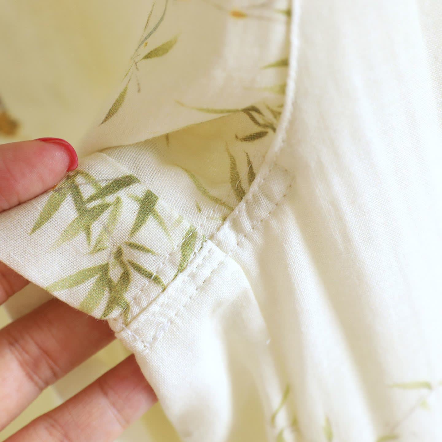 Ownkoti Orientalisch inspirierte Loungewear aus Bambus-Baumwolle mit Schmetterlingsmotiv - image 7