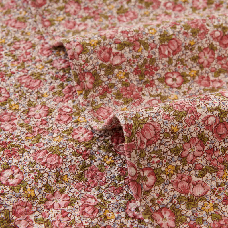 Ownkoti Baumwoll-Steppbettwäsche-Set mit zartem Blumenmuster (3-teilig) - image 4