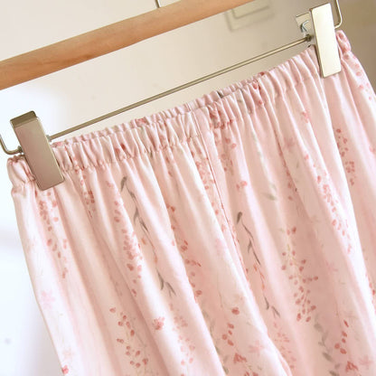 Ownkoti Orientalisch inspirierte gestreifte Loungewear aus Baumwolle mit Blumenmuster - image 7