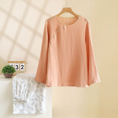 Ownkoti Loungewear aus orientalisch inspirierter Blattbaumwolle - Rosa - XL - image 2