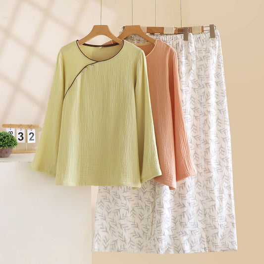 Ownkoti Loungewear aus orientalisch inspirierter Blattbaumwolle - image 0