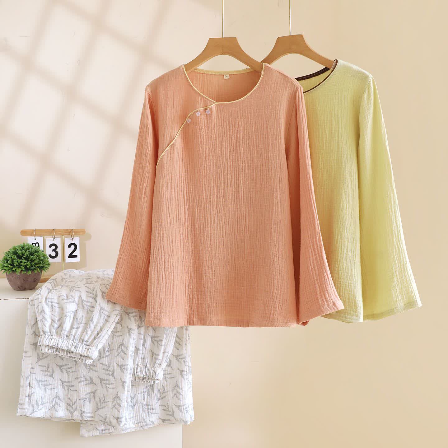 Ownkoti Loungewear aus orientalisch inspirierter Blattbaumwolle - image 1