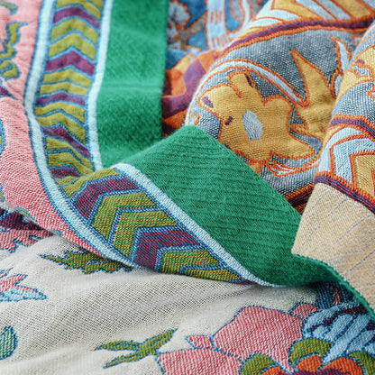 Ownkoti Steppdecke aus reiner Baumwollgaze mit Blumenmuster - image 4