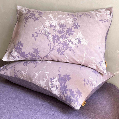 Ownkoti Bettwäsche-Set mit Vintage-Blumenmuster (4-teilig) - image 3