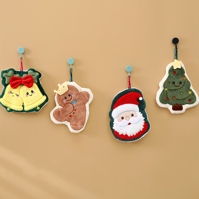 Ownkoti Weihnachts-Hängehandtücher für Küche und Bad - image 2