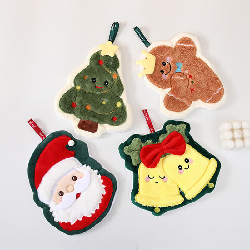 Ownkoti Weihnachts-Hängehandtücher für Küche und Bad - image 1