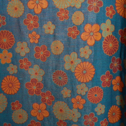 Ownkoti Vintage Kimono-Bademantel aus Baumwolle mit floralem Jacquardmuster - image 6