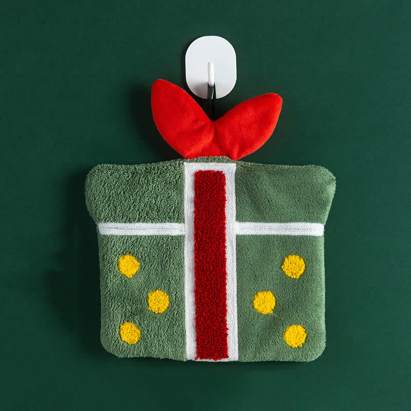 Ownkoti Schnelltrocknende Handtücher mit Weihnachtsmotiven - Geschenkbox - 4 Stück - image 11