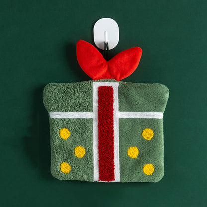 Ownkoti Schnelltrocknende Handtücher mit Weihnachtsmotiven - Geschenkbox - 4 Stück - image 11