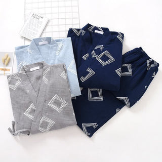 Ownkoti Unisex Diamond Baumwollkimono Loungewear Set - image 0