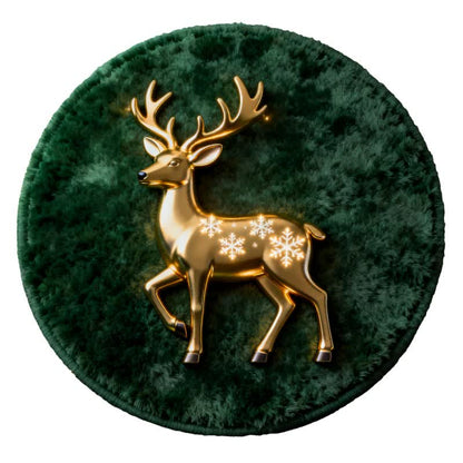 Ownkoti Weihnachtsteppich mit Rentier-3D-Effekt - image 8