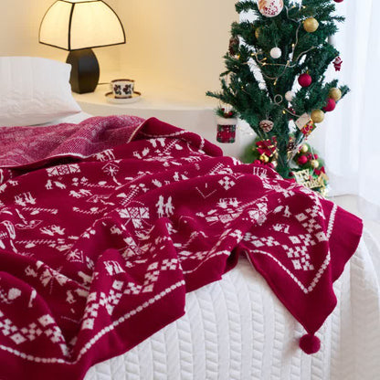 Ownkoti Weihnachtsstrickdecke - D - 150cm x200cm - image 6