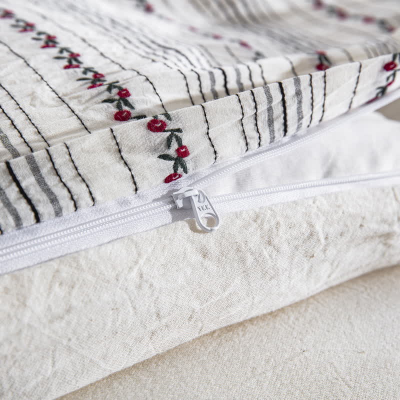 Ownkoti Fairycore Bettwäsche-Set aus bestickter Baumwolle (3-teilig) - image 7