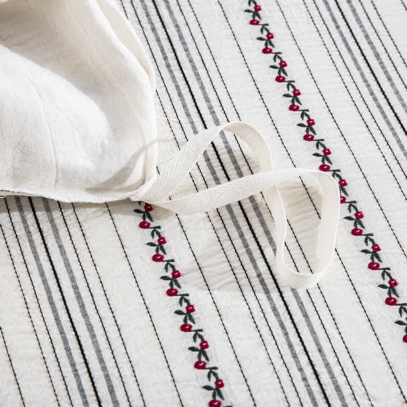 Ownkoti Fairycore Bettwäsche-Set aus bestickter Baumwolle (3-teilig) - image 5