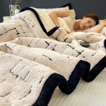 Ownkoti Schlichte, moderne Plüschdecke - image 2