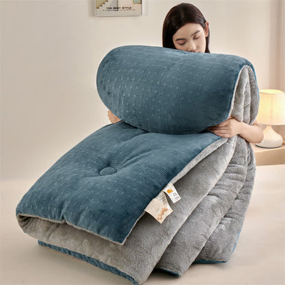 Ownkoti Plüsch-Waffelstruktur-Sherpa-Decke - image 8