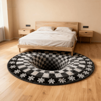 Ownkoti Black Hole 3D-karierter Teppich - image 1