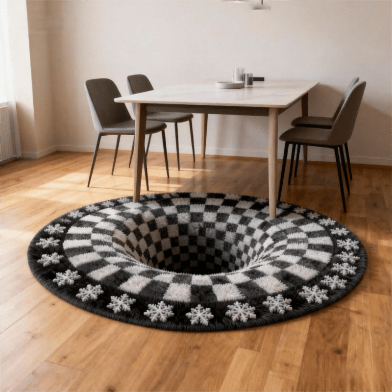 Ownkoti Black Hole 3D-karierter Teppich - image 4